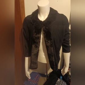 Vintage Faux Lined Cardigan (PM)